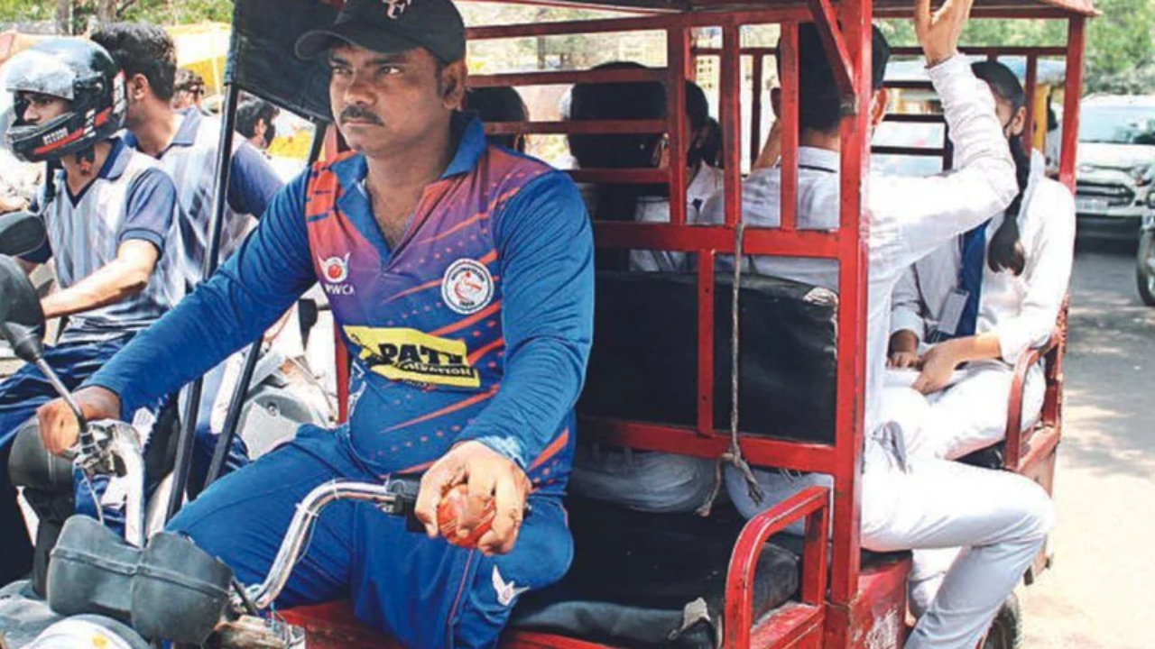 Differently-abled cricketer, who scored 67 in 20 balls, now drives e-rickshaw and sells milk to make ends meet