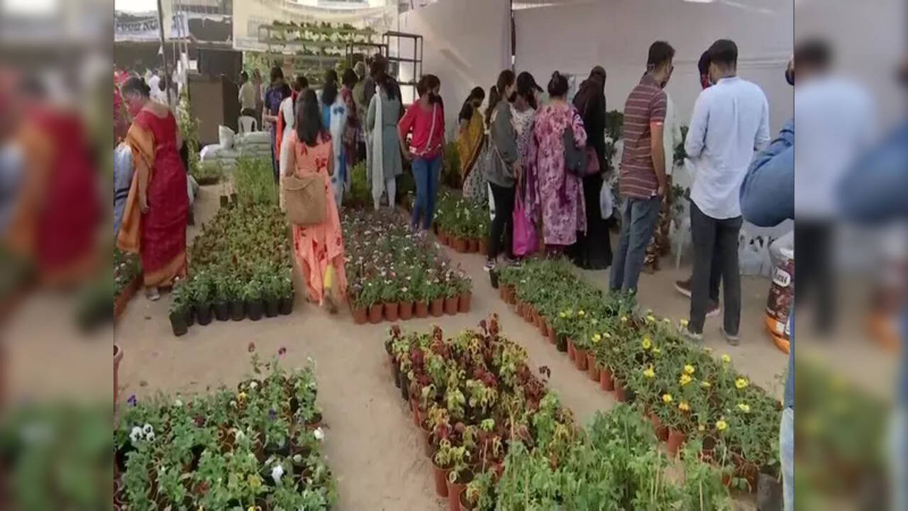 Hyderabad Fourday Garden Nursery Mela opens at People's Plaza