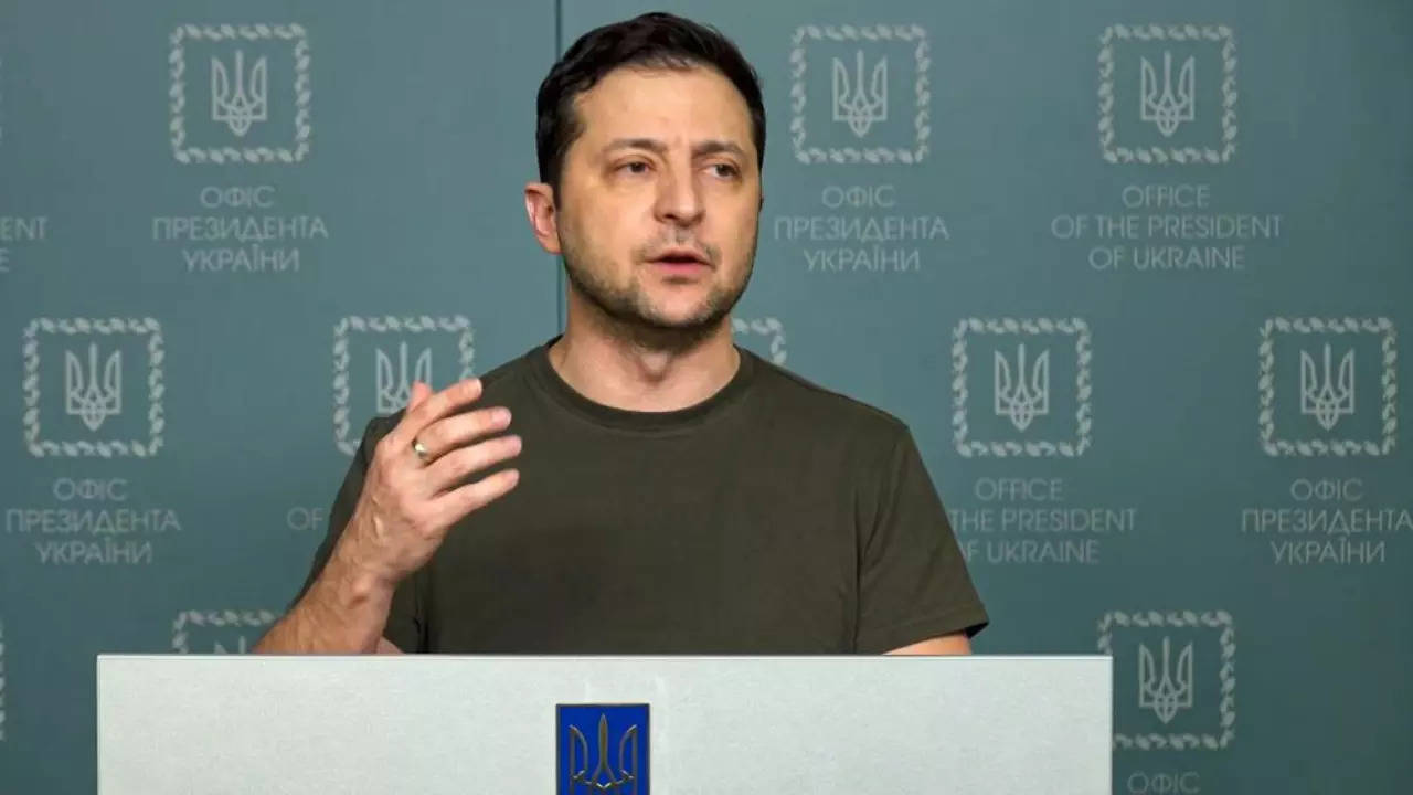 Ukrainian President Volodymyr Zelensky