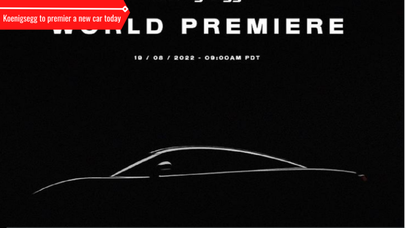 Koenigsegg World Prremiere