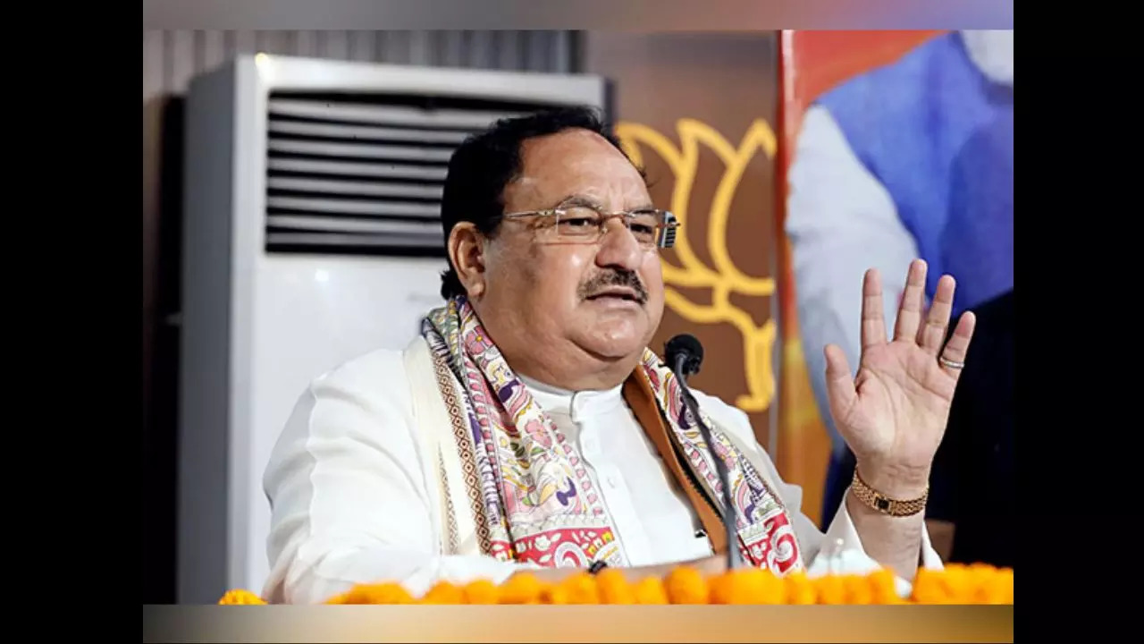 BJP national president JP Nadda