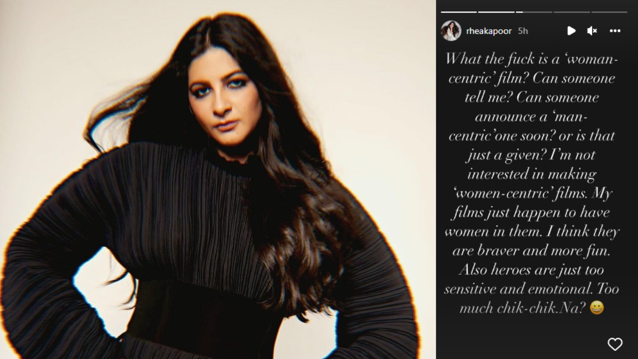 Rhea Kapoor expresses disdain over term 'women-centric films'