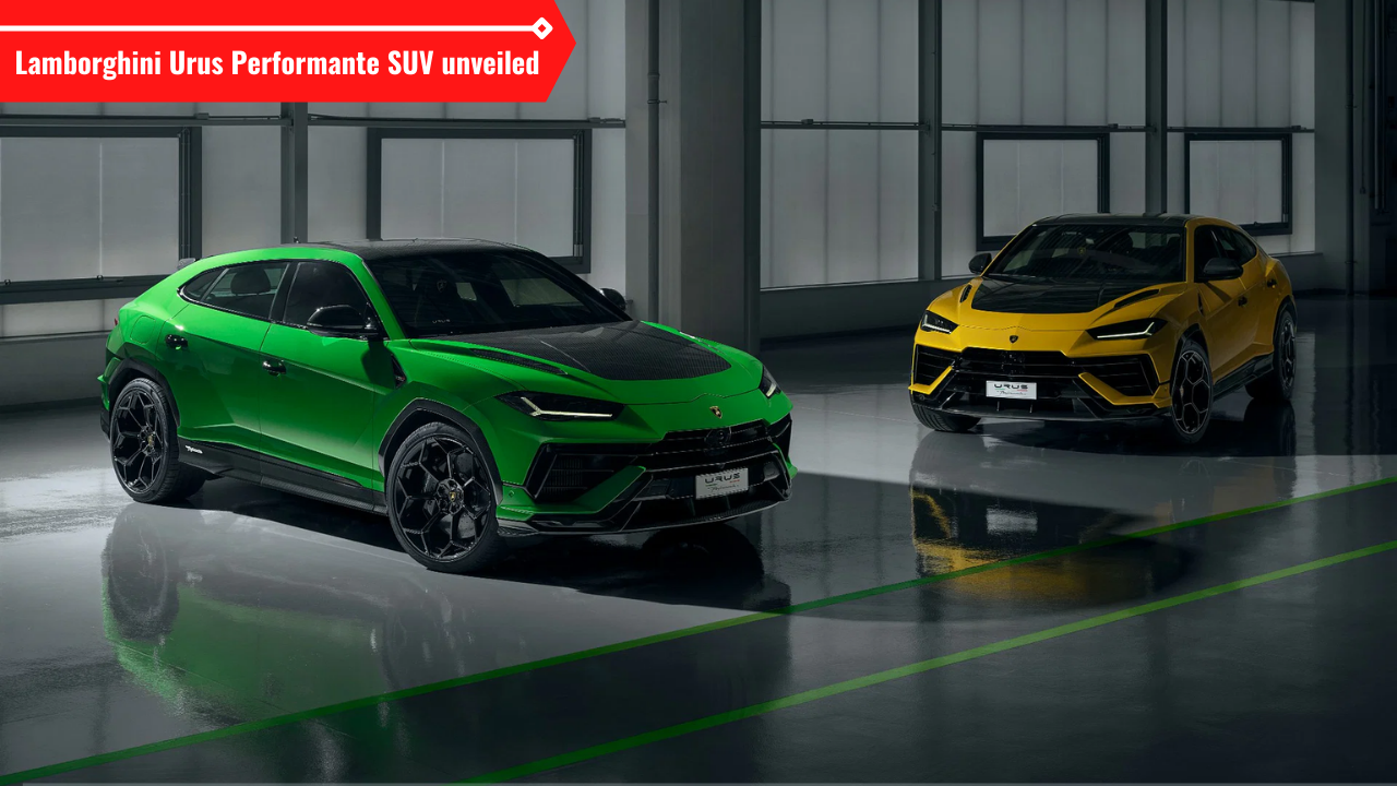 unveils its fastest ever SUV, the Urus Performante