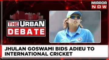 Jhulan Goswami presenta una presentación de debates urbanos en noticias internacionales de cricket