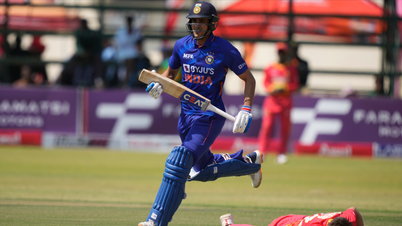 Shubman Gill Zimbabwe AP