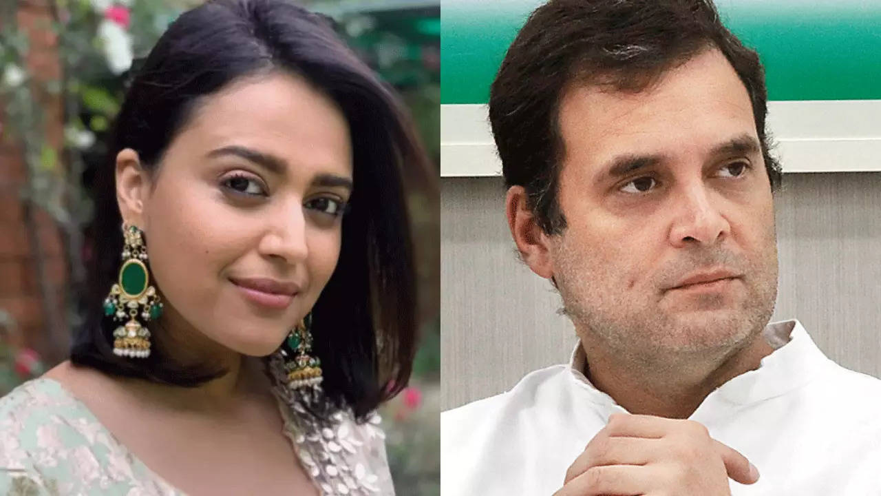 Actress Swara Bhasker compares the cancel culture against Bollywood to Rahul Gandhi