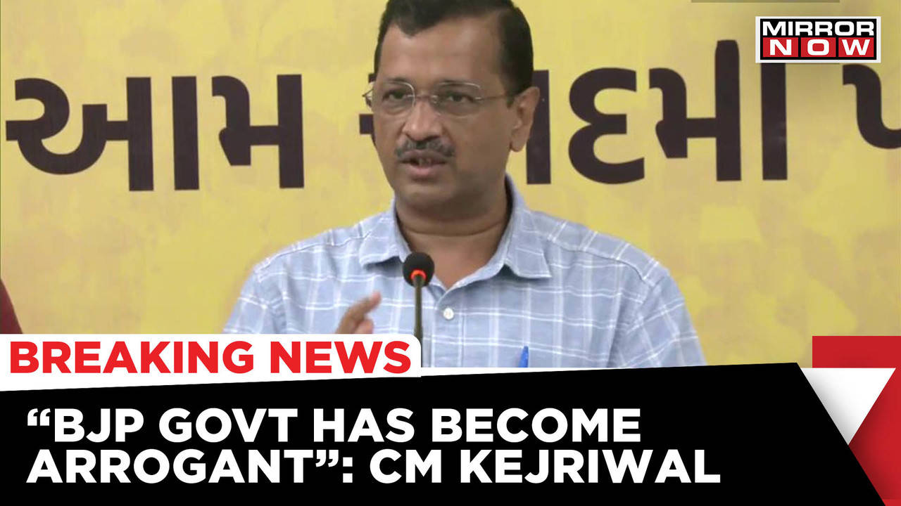 AAP Running A Positive Campaign: Delhi CM Arvind Kejriwal In Press ...