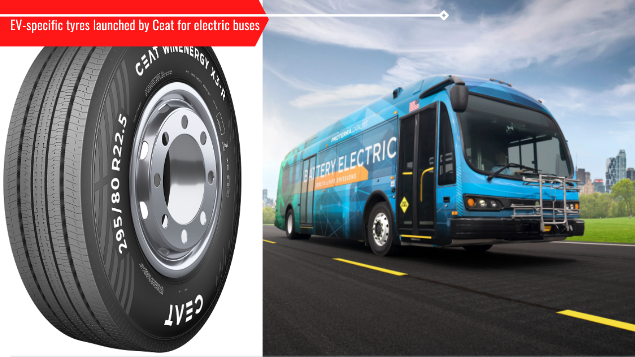 Ceat Launches Ev Tyres Specially Designed For Electric Buses Car News