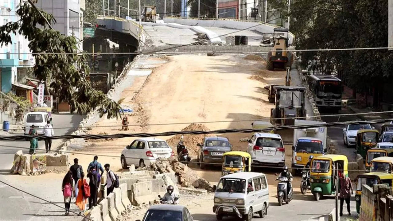 Shivananda circle flyover in Bengaluru