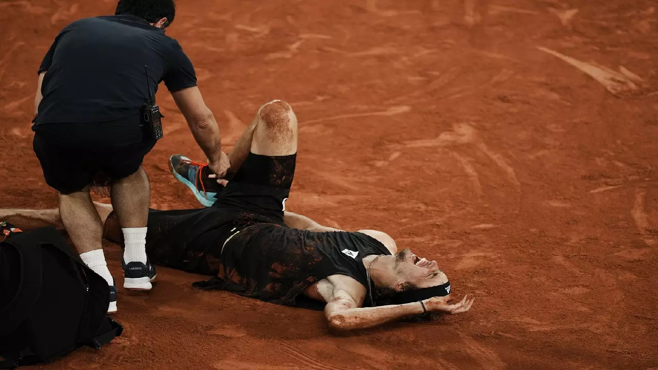 Alexander Zverev injury