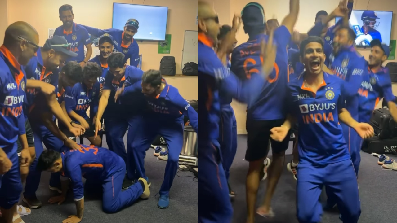 India vs Zim celebrations