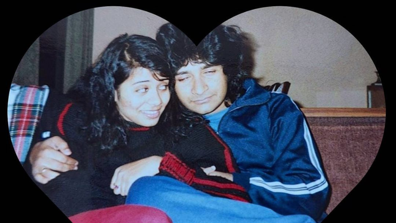 Jyothy with late husband and singer KK