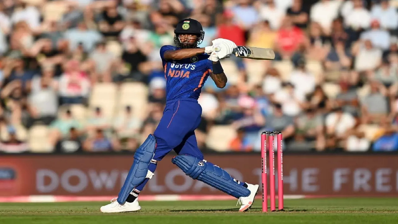 Pandya batting