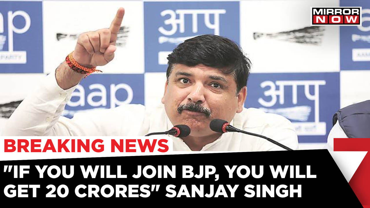 AAP MP Sanjay Singh Accuses BJP Of Messing With Delhi CM Kejriwal's