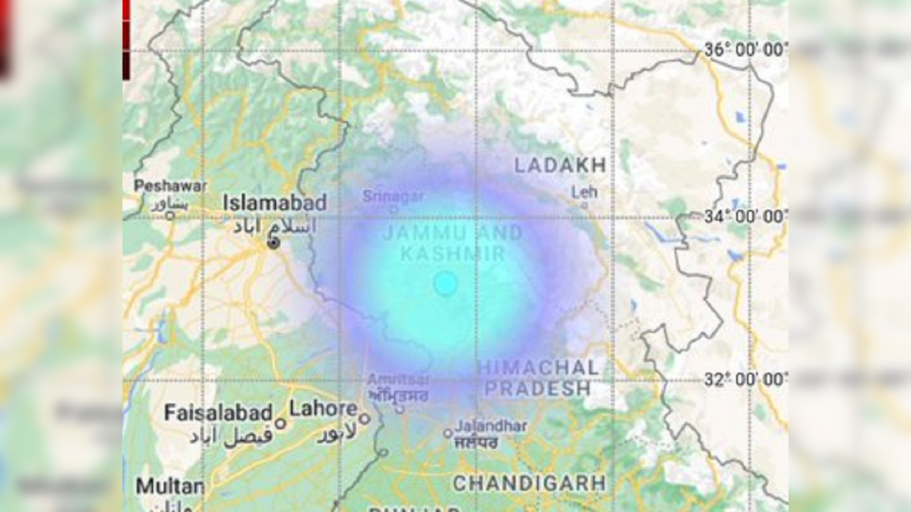 Earthquake in J&K