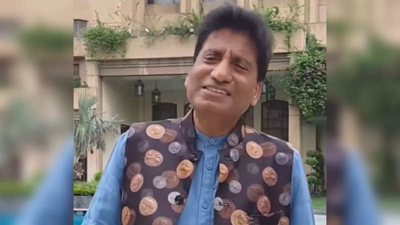 A word of relief for all the fans of comedian Raju Srivastava came today – on Thursday, his personal secretary Garvit Narang told news agency ANI that Srivastava had gained consciousness after 15 days of hospitalisation and that his health is improving. (Photo credit: Raju Srivastava/Instagram)