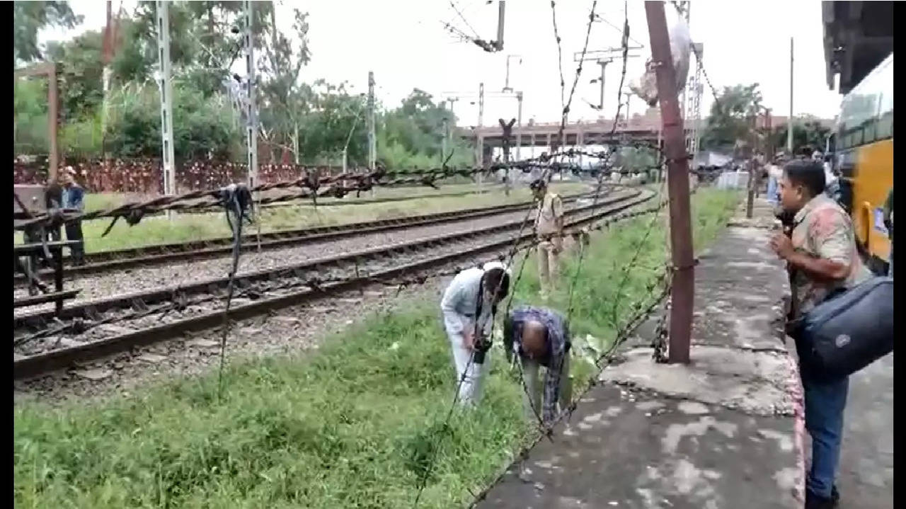 The woman had gone out to buy food for her husband who was drunk.