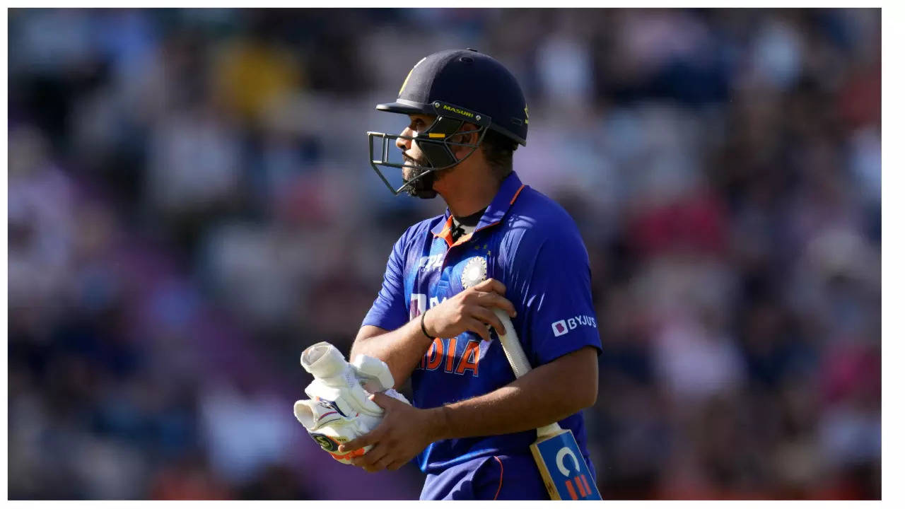 Rohit was seen launching an all-out attack on the Indian spinners during the net session