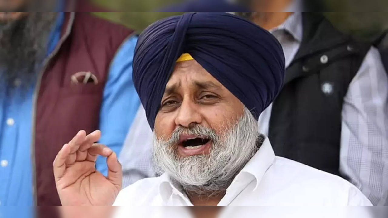 Shiromani Akali Dal chief Sukhbir Singh Badal