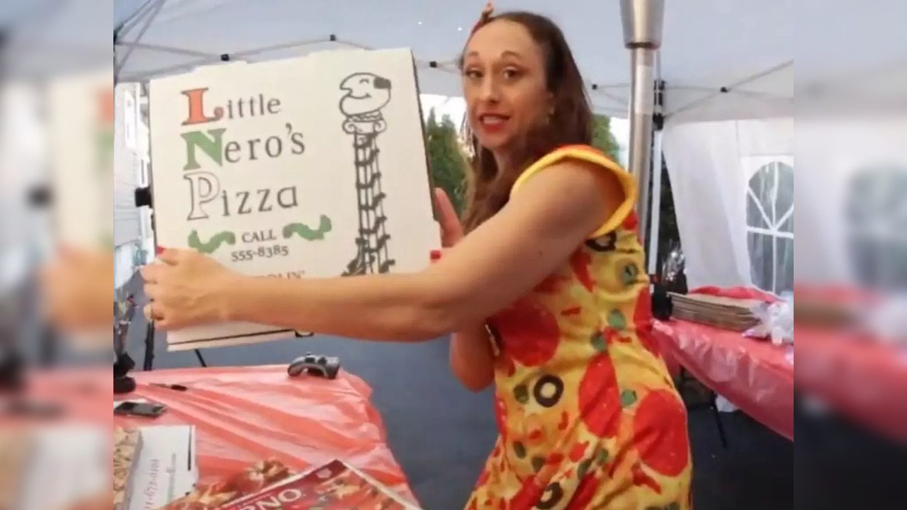 World's largest collection of pizza-related items features 669 items | Screengrab from video shared by Telina Cuppari