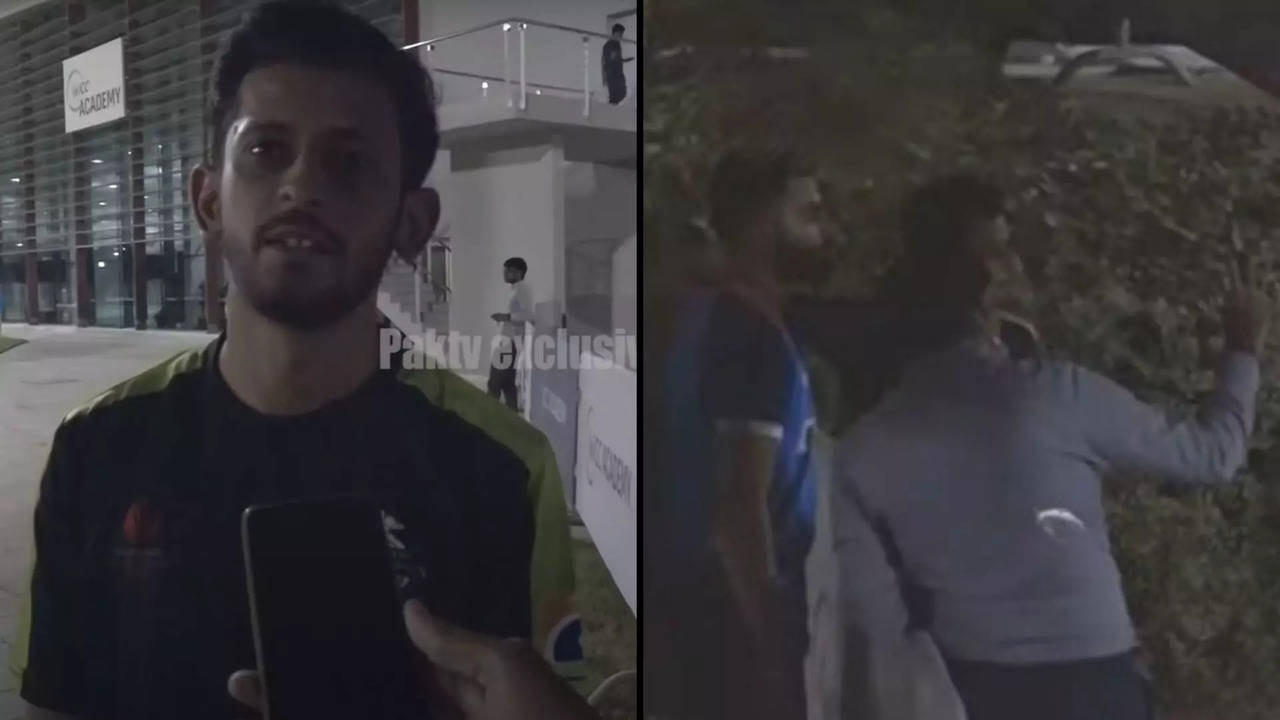 Virat Kohli took a selfie with a Pakistani fan who was stopped by security guards after waiting for a whole month to see him | Screengrab from PAK TV's video