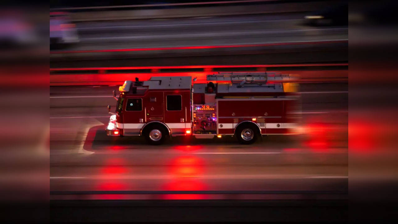 Firefighters in England rescued a man who got his hand stuck down the back of a sofa