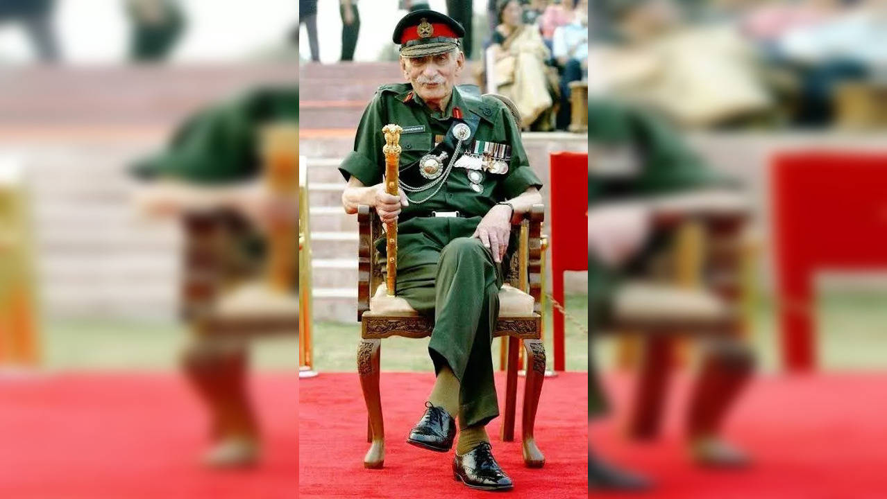 Field Marshal Sam Bahadur Manekshaw.