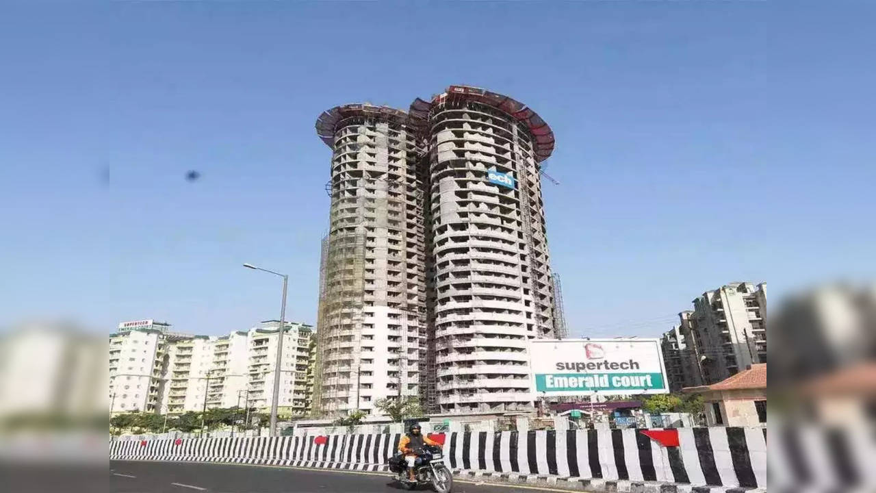Noida Supertech Twin Towers will demolished at 2:30 pm on Sunday