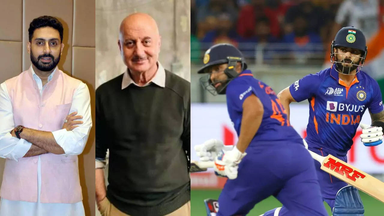 Abhishek Bachchan, Anupam Kher and other celebs congratulate Team India on their win against Pakistan in Aisa Cup