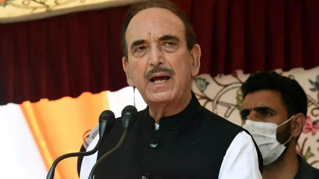 Congress leader​ Ghulam Nabi Azad