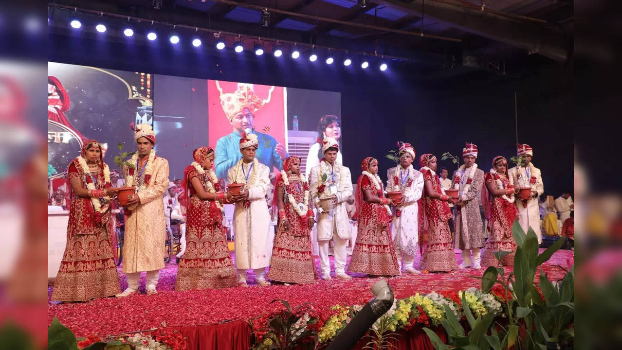 ​ 50 physically-challenged couples tie knot in Rajasthan