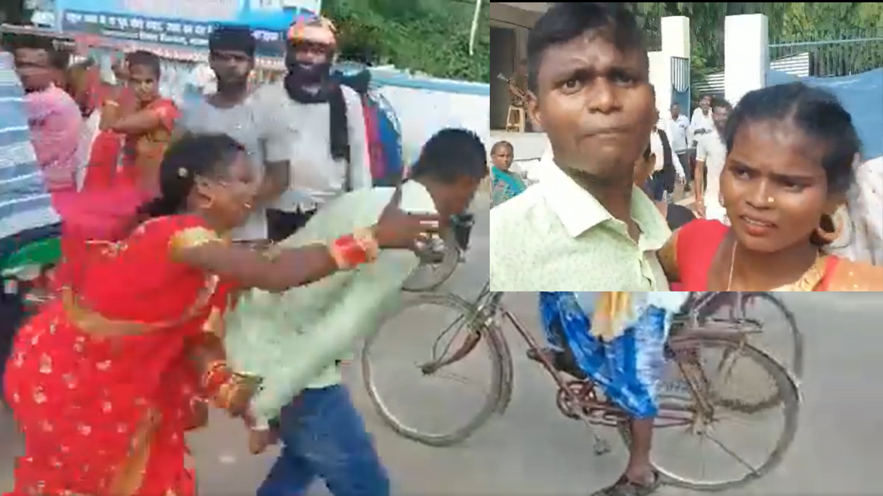 Meri shadi karwaao: Woman runs after her groom on road in Bihar's Nawada