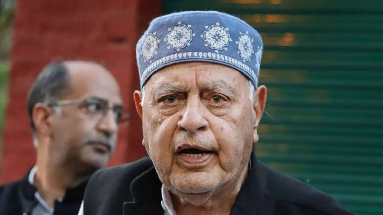 PAGD president Farooq Abdullah