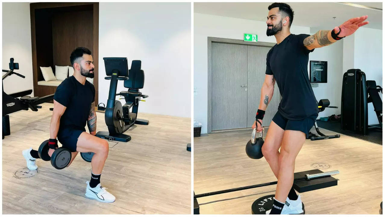 virat Kohli gym @virat kohli-twitter