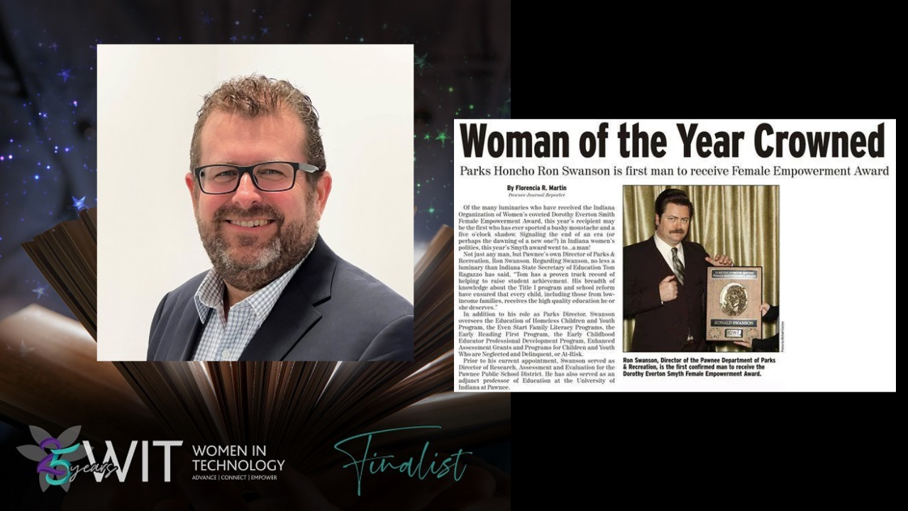 Man announced as finalist for Women in Technology award