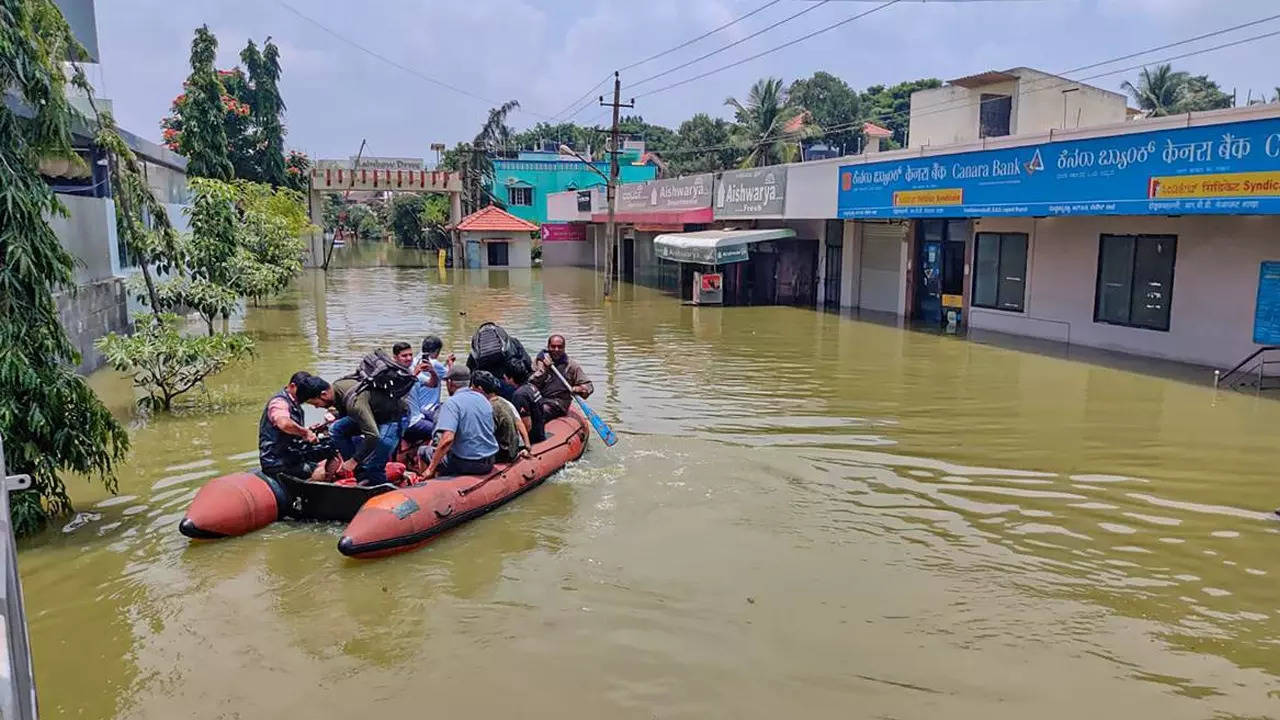 Bengaluru received 369.9 mm of rainfall in August.