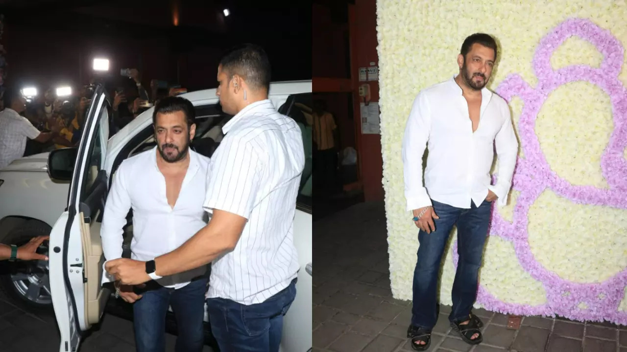 Salman Khan arrives at sister Arpita Khan's house for Ganpati celebrations