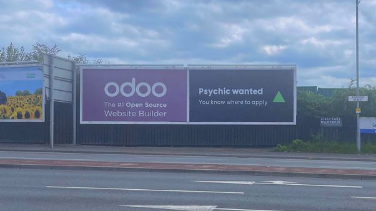 Man looking for psychic puts up giant ad but doesn't give contact info because they will 'know where to apply'