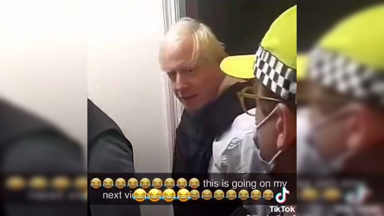 Boris Johnson joins police during raid on property