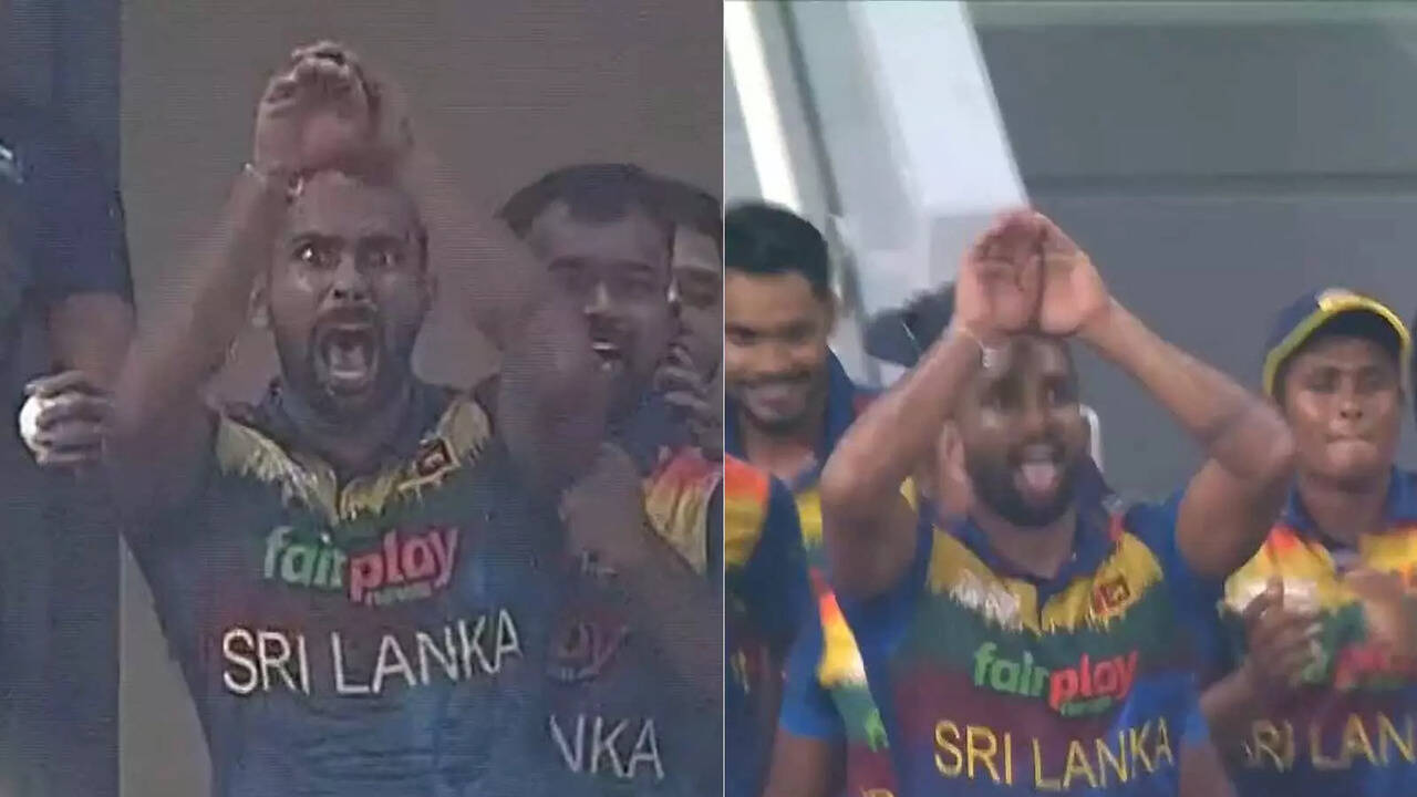 Watch: Sri Lankan player does 'Nagin dance' after knocking Bangladesh out  of Asia Cup 2022 | Cricket News, Times Now