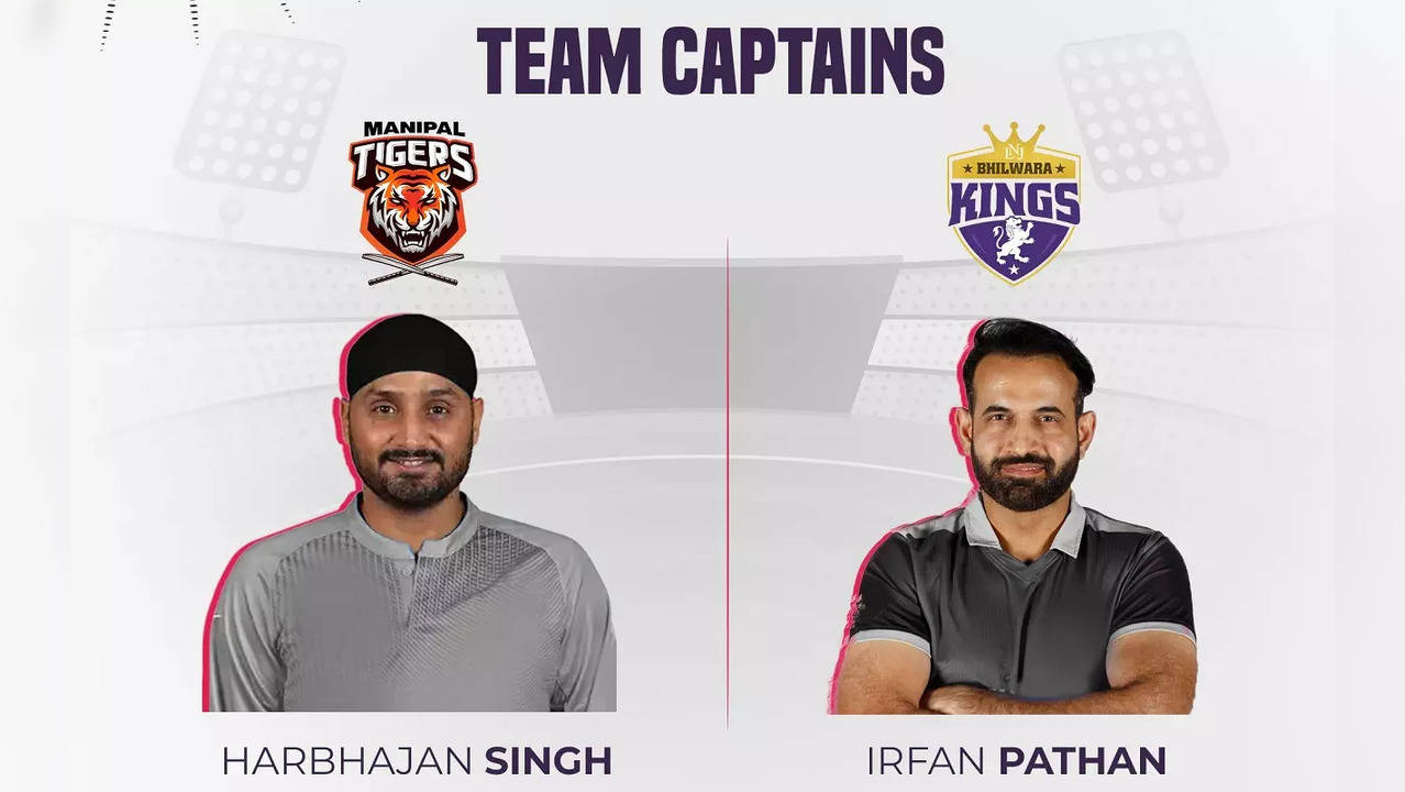 Harbhajan Singh, Irfan Pathan to lead Manipal Tigers, Bhilwara Kings in  Legends League Cricket
