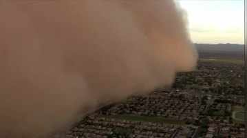 Video viral Una enorme tormenta de polvo azota la ciudad de Phoenix en Estados Unidos