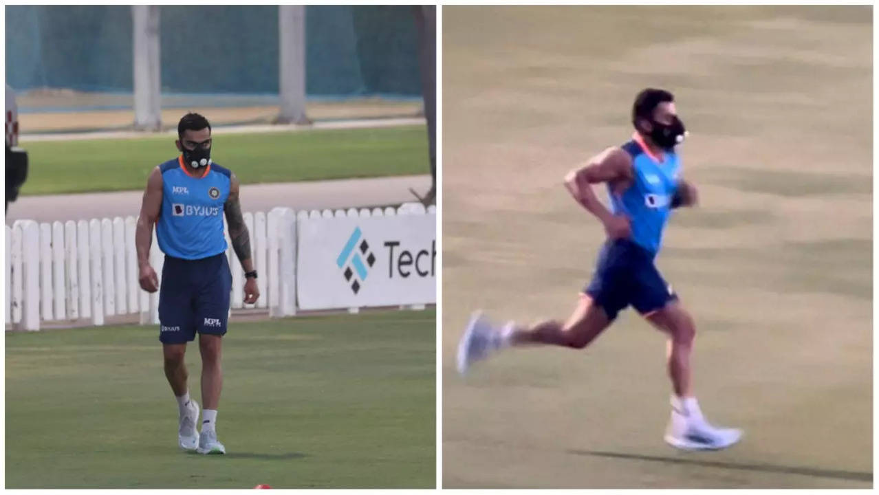 Virat Kohli screengrab mask