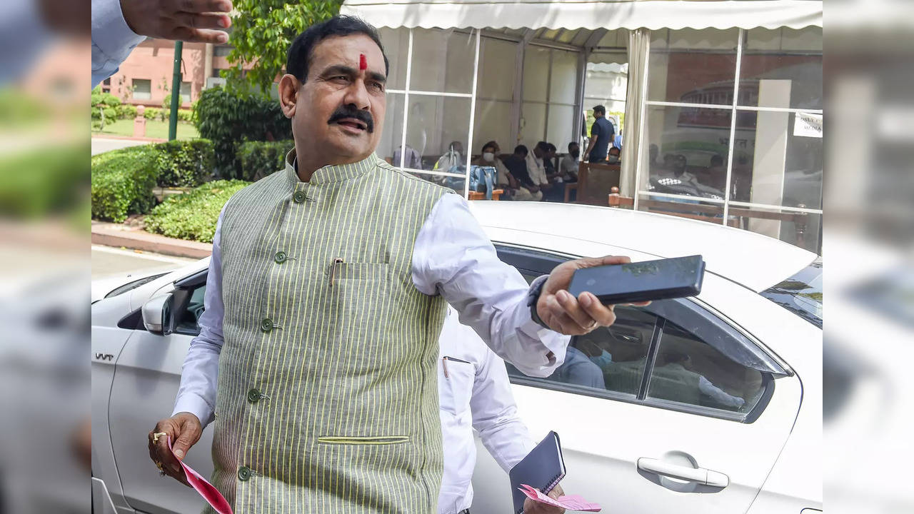 Madhya Pradesh Home Minister Narottam Mishra