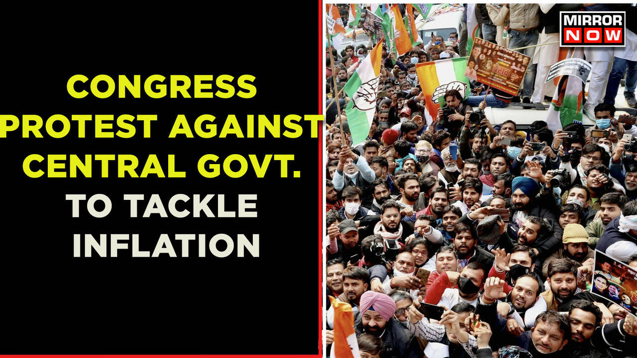 Congress Worker Protests In Delhi Amid Inflation Several Leaders Congress Worker Protests In Delhi Amid Inflation Several Leaders