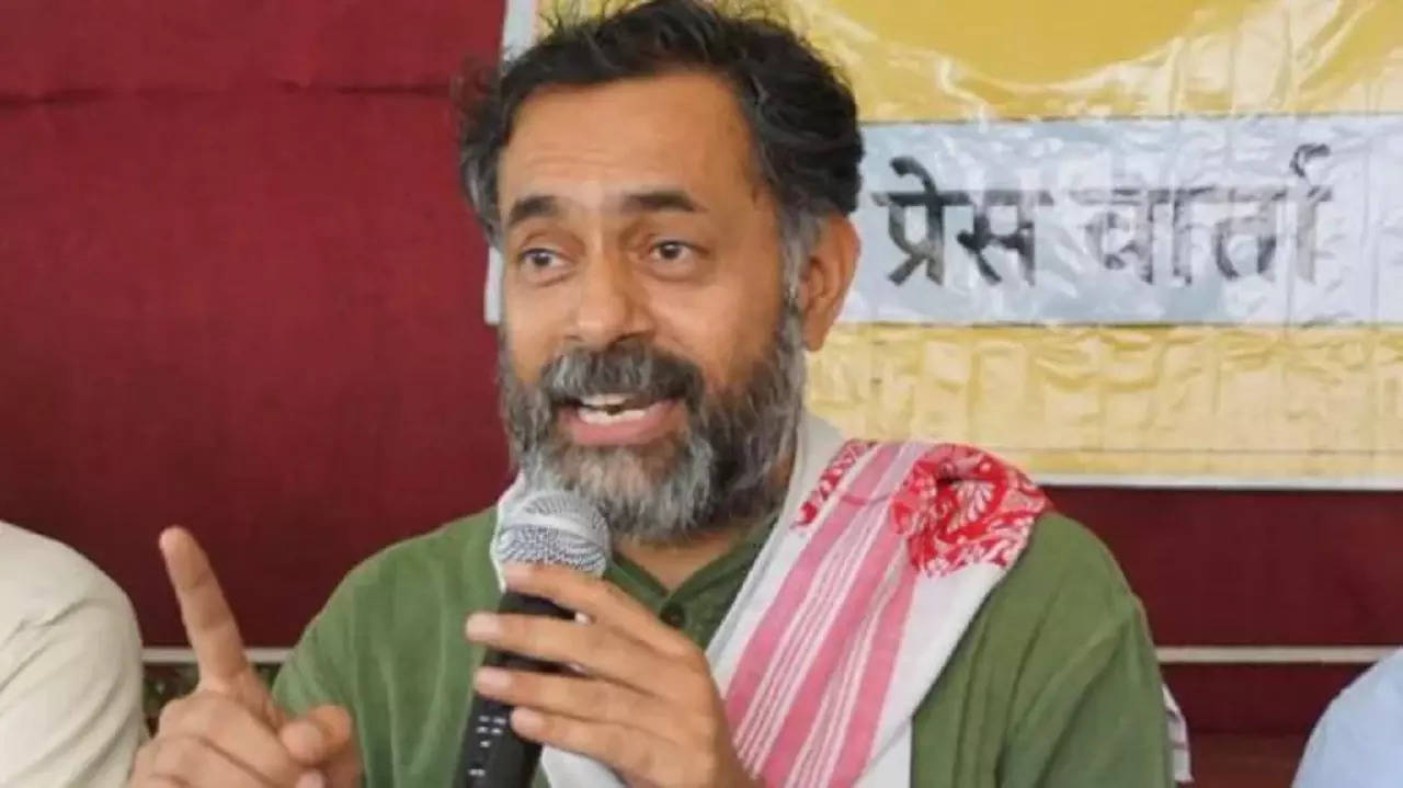 Swaraj India president Yogendra Yadav