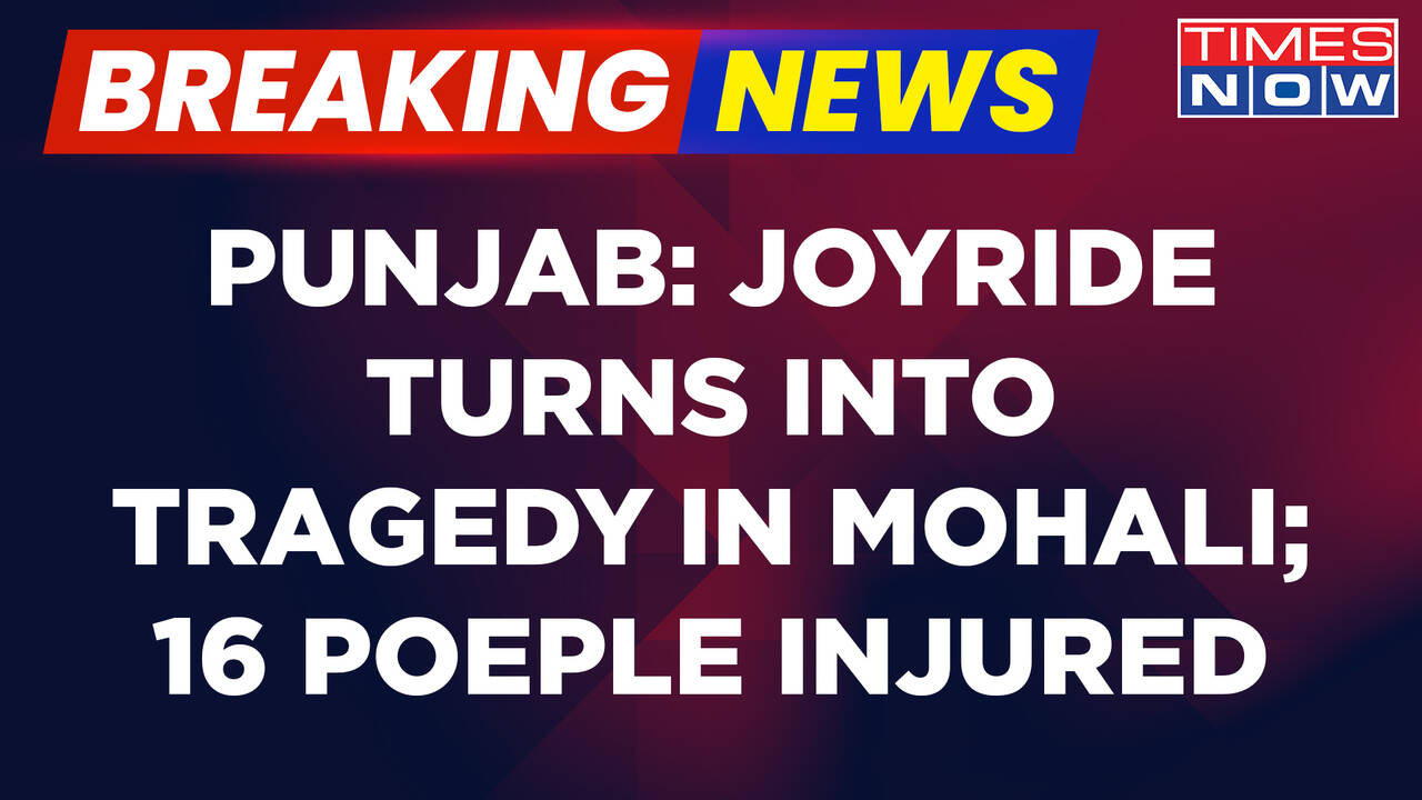 Punjab Giant Wheel Joyride Falls To Ground In Mohali; Watch Ground