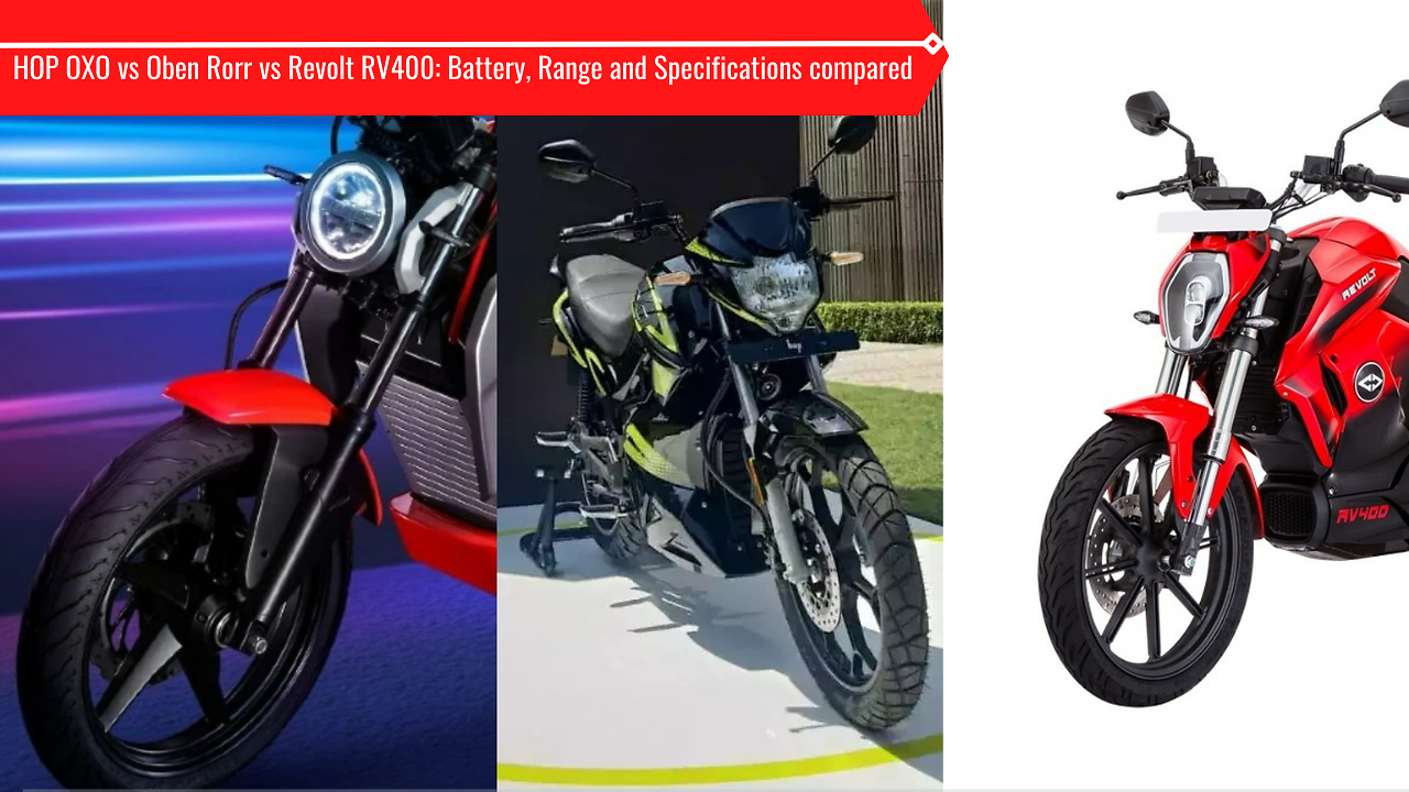 HOP OXO vs Revolt RV400 vs Oben Rorr electric bikes: Price ...