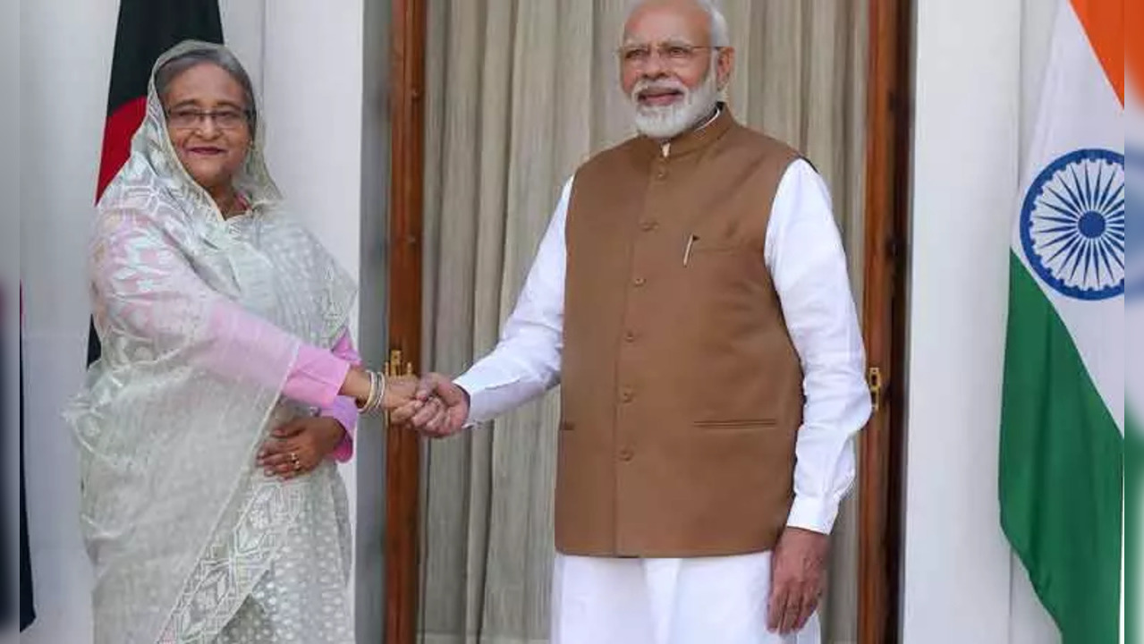 Sheikh Hasina and PM Narendra Modi