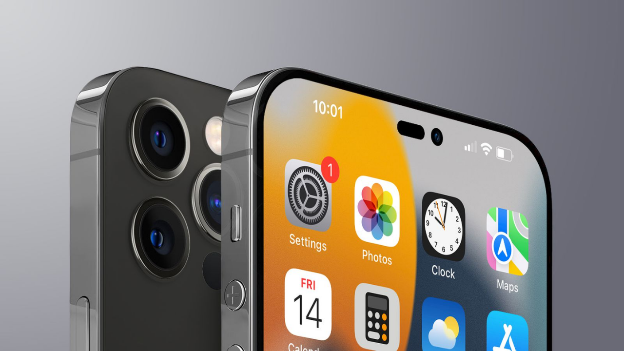 Apple iPhone 14 Pro Max render